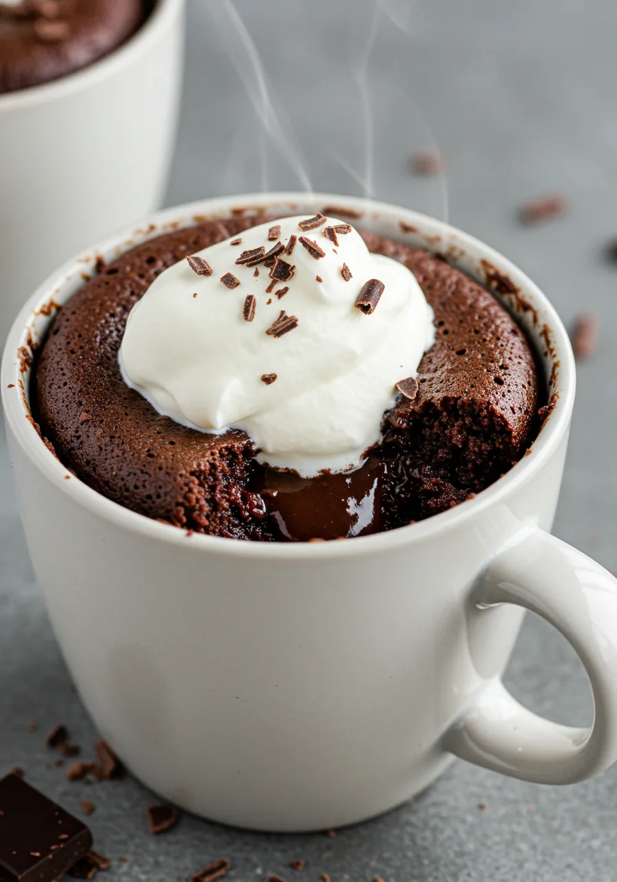 Chocolate Lava Mug Cake - tertiary view